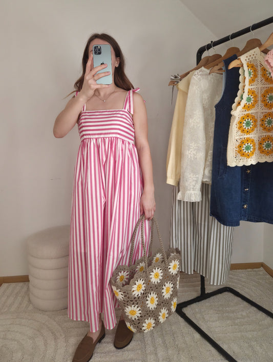 Robe Camélia Rayée