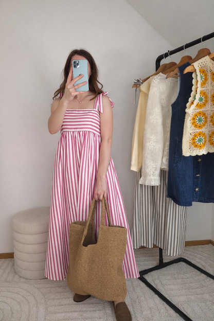 Robe Camélia Rayée