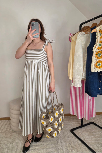 Robe Camélia Rayée