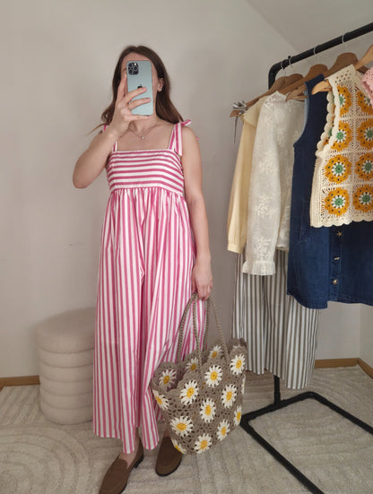 Robe Camélia Rayée